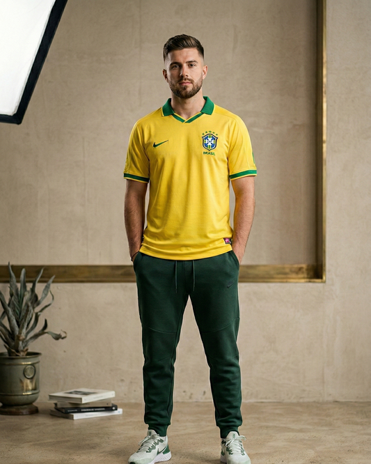 Camiseta Brasil Retro Talla 2XL
